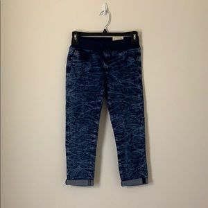 Arizona Cropped Acid Wash Jeggings Size 10